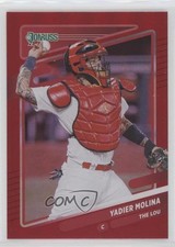 2021 Panini Donruss Variation Holo Red Yadier Molina (The Lou) #172 04br