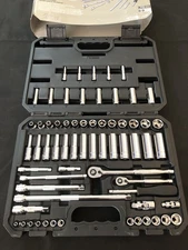 New Matco Tools Silver Eagle 65 Piece 1/4” 3/8” Chrome Starter Set - SAB65SE