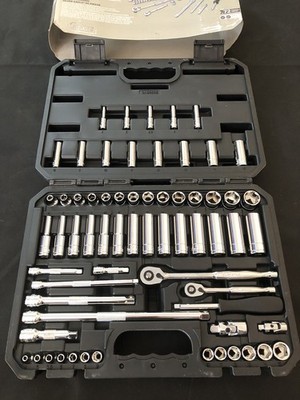 New Matco Tools Silver Eagle 65 Piece 1/4  3/8  Chrome Starter Set - SAB65SE
