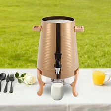 13L Stainless Steel Beverage Dispenser, Hot Drink Dispenser with Stand