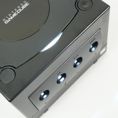 Nintendo GameCube Black Console NTSC U-C/J Region Switch & White