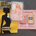 Bullion Baddies Series 13 - 1 Oz Silver Bar With COA Lara Lace