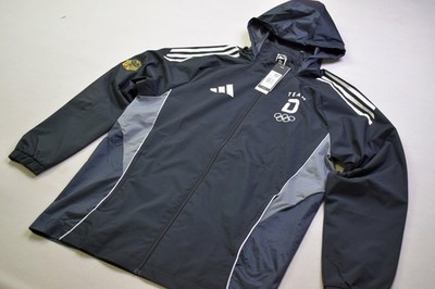 Adidas Windbreaker Jacke Olympia 2024 Deutschland Sport Jacket Adler M L NEU NEW
