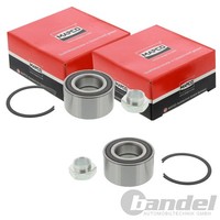 2X Mapco RADLAGER-SATZ Vorne Passend FüR Abarth 500 500C Grande Punto Alfa