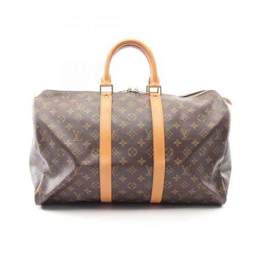 LOUIS VUITTON Keepall 45 hand bag M41428 Monogram canvas leather Used unisex LV