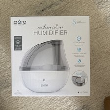 Pure Enrichment Mistaire Silver Ultrasonic Cool Mist Humidifier, 1.5L Tank