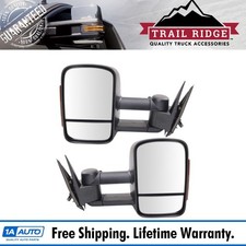 Trail Ridge Tow Mirror Power Heated Amber Signal Texture Black Pair For Gm Truck Trail Ridge Tow Mirror Power Heated Amber Signal Texture Black Pair For Gm Truck