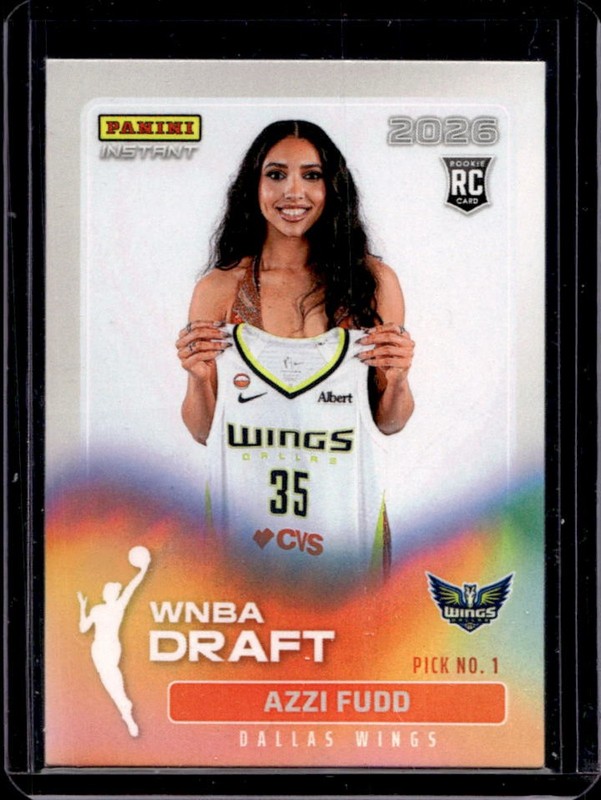 2026 Panini Instant WNBA Draft Night Azzi Fudd RC Rookie #DN-1 USA
