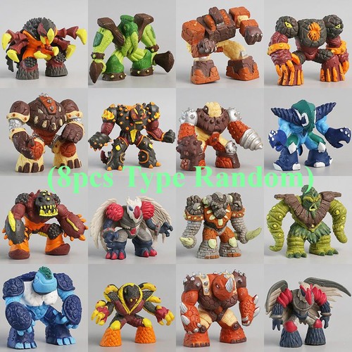 Gormiti Cartoon Monster Warrior Statue Figurine Model Toy Type Random 4x/8x - Picture 22 of 22