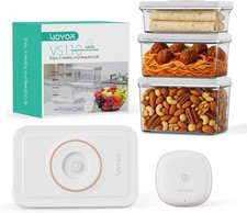 VOYOR Portable Vacuum Sealer Food containers for meal prepping and storage