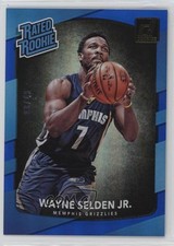 2017 Panini Donruss Rated Rookies Holo Blue Laser 3/49 Wayne Selden Jr #153 08wd
