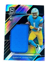 QUENTIN JOHNSTON RC 2023 PANINI SPECTRA MONUMENTAL PRIZM /99 JUMBO PATCH