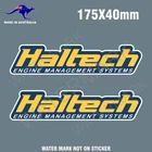 HALTECH ENGINE MANAGEMENT SYSTEMS STICKER x2 FOR DRAG CAR HOLDEN FORD TOOLBOX