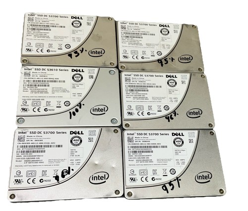 Intel SSD DC S3700, S3610 Series 400GB 6GB/s SATA 2.5" LOT 6
