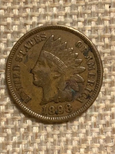1898 Indian Head Cent Extremely Fine XF