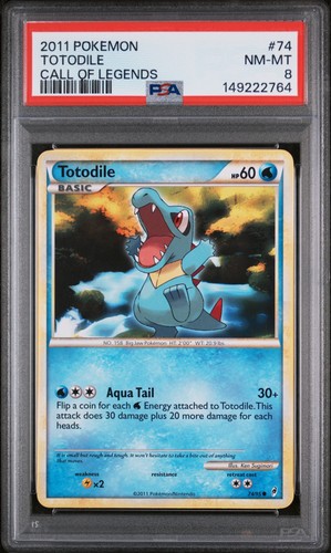 Totodile graded PSA 8 for sale on eBay