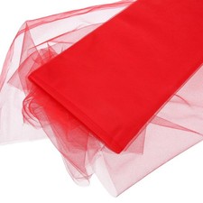 1.6m/63"x 18 Yards Bright Red Tulle Fabric Rolls Soft Fabric, for Party Decor