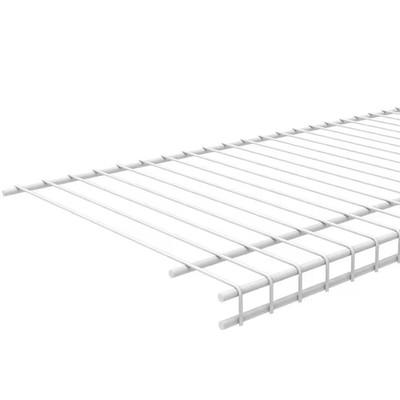 Superslide 72 In. L X 12 In. D White Wire Closet Shelf