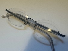 LINDBERG GREY BLUE Rimless Glasses Eyewear Eyeglass Frame DENMARK NEW