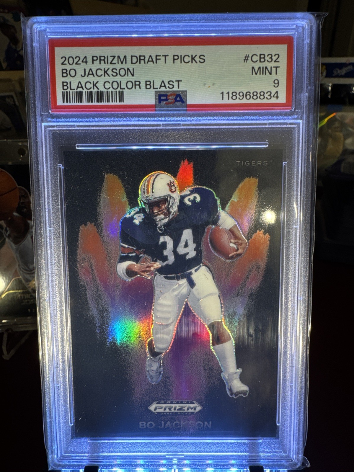 2024 Panini Prizm Draft Picks - Black Color Blast Bo Jackson #CB-32