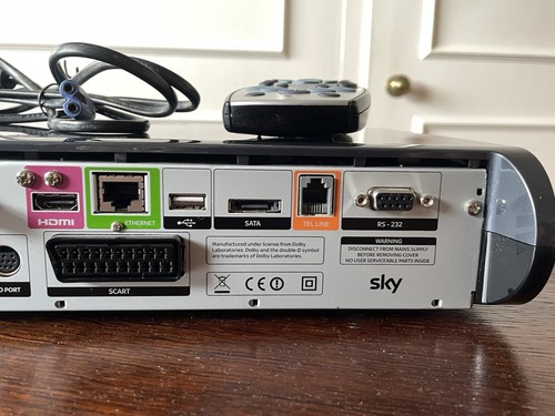 Sky+ HD Box 2TB DRX895W with Remote Control and Power Lead - Picture 5 of 5