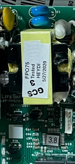 Placa de fuente de alimentación LifeSafety FPO75 con placa de montaje ¡NUEVA! Foto 4 de 4