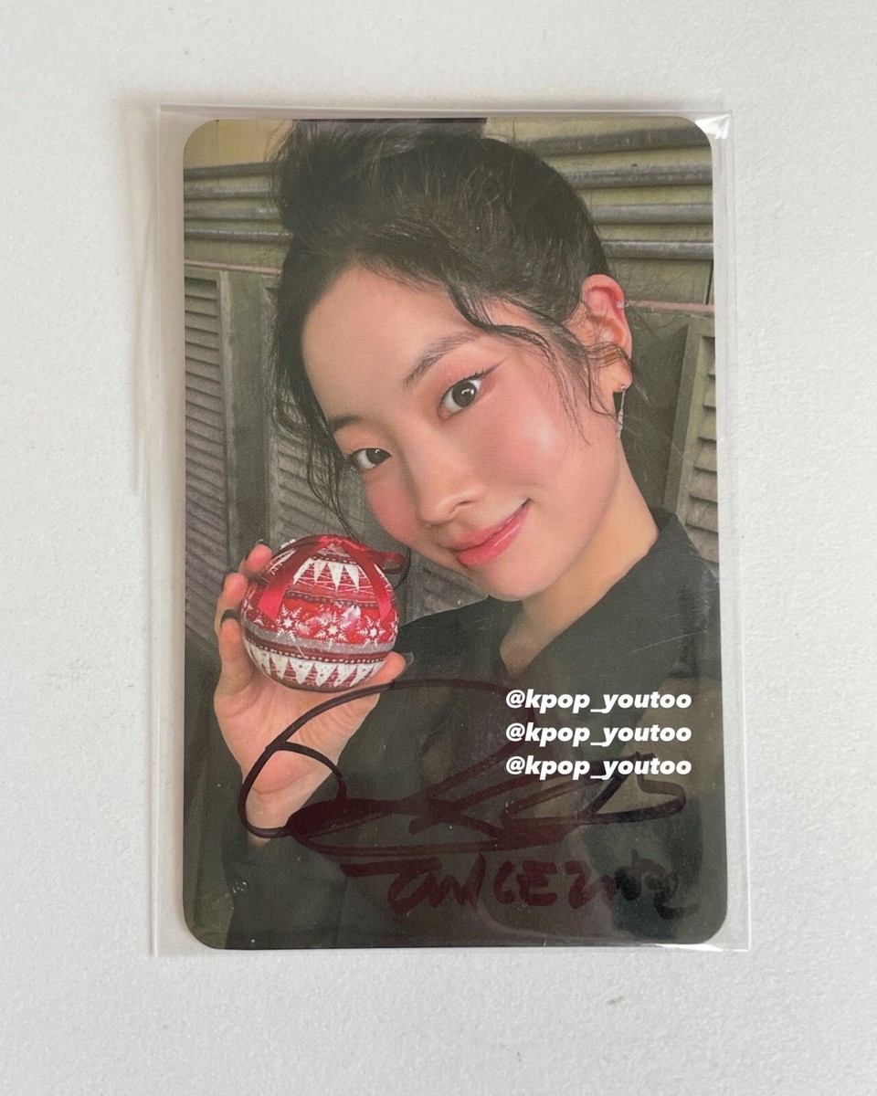 TWICE 14th Mini Album STRATEGY MUSIC PLANT DAHYUN SIGN PHOTO CARD
