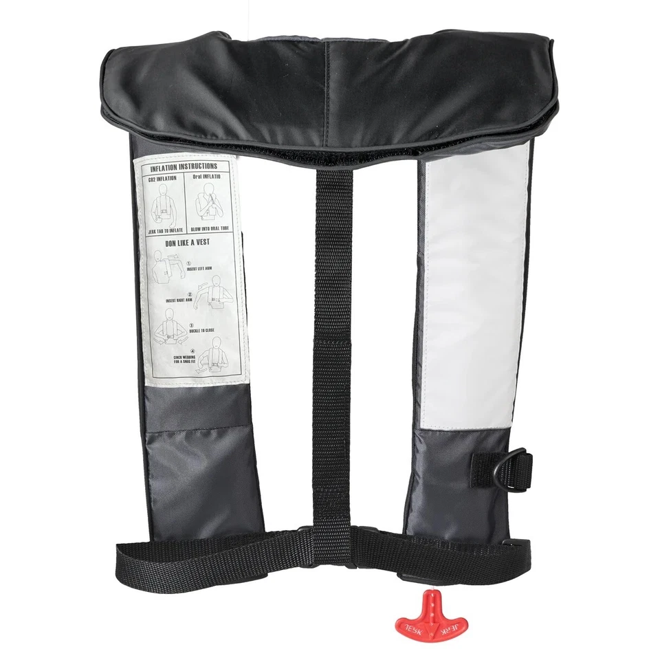 Bluestorm Cirro 26 Inflatable Automatic Life Jacket USCG Approved PFD Apex Black - Image 2 of 4
