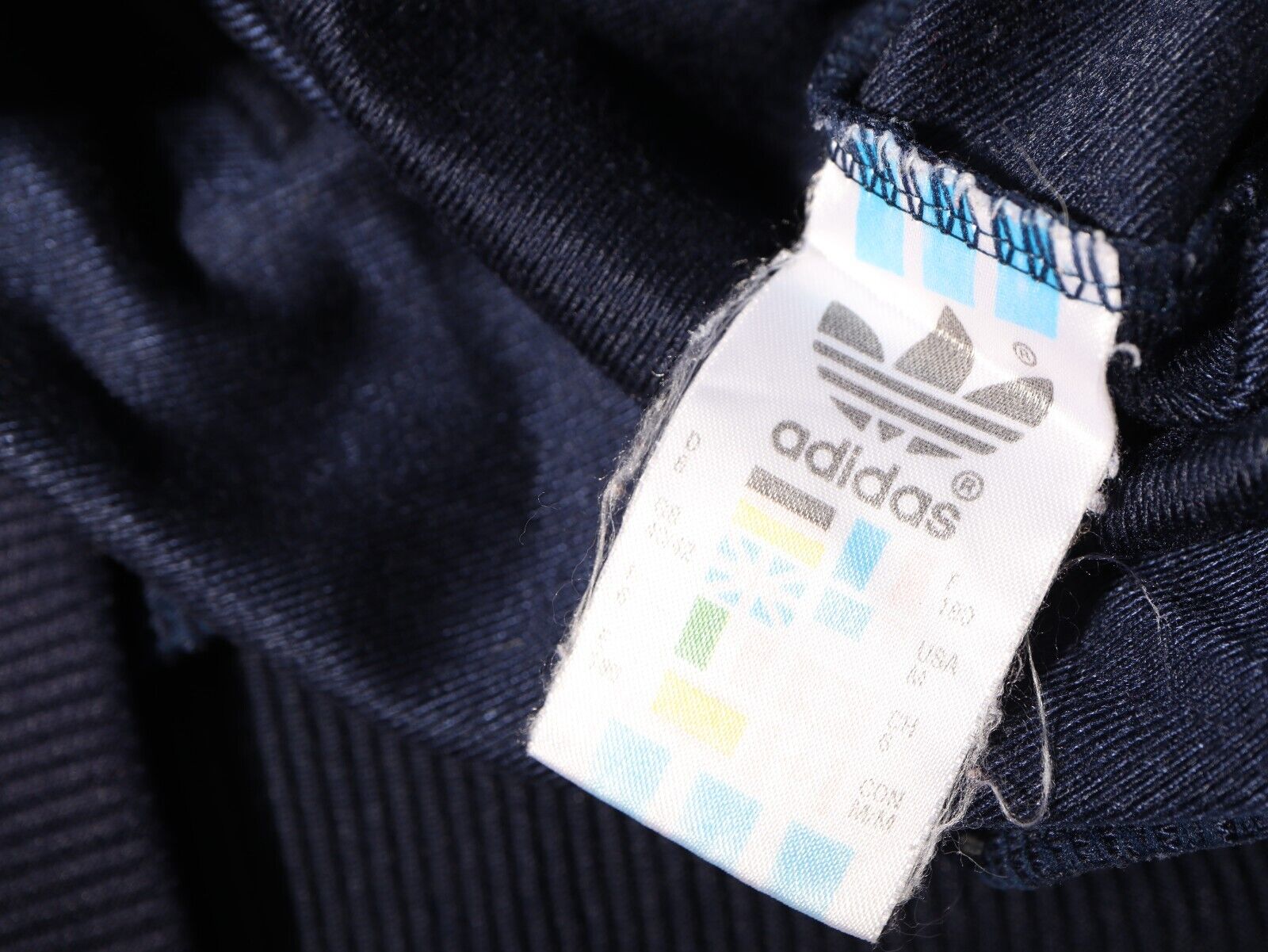 Adidas Firebird Track Jacket M Blue Vintage Rare … - image 16
