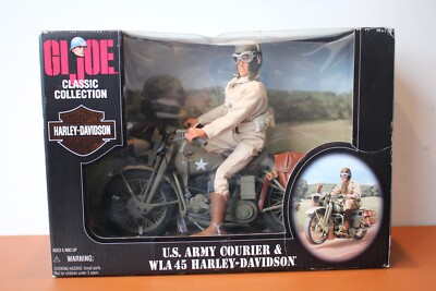 ミリタリー GI JOE U.S. ARMY COURIER HARLEY DAVIDSON Hasbro GI Joe U.S. ARMY COURIER WLA 45 Harley-Davidson 12