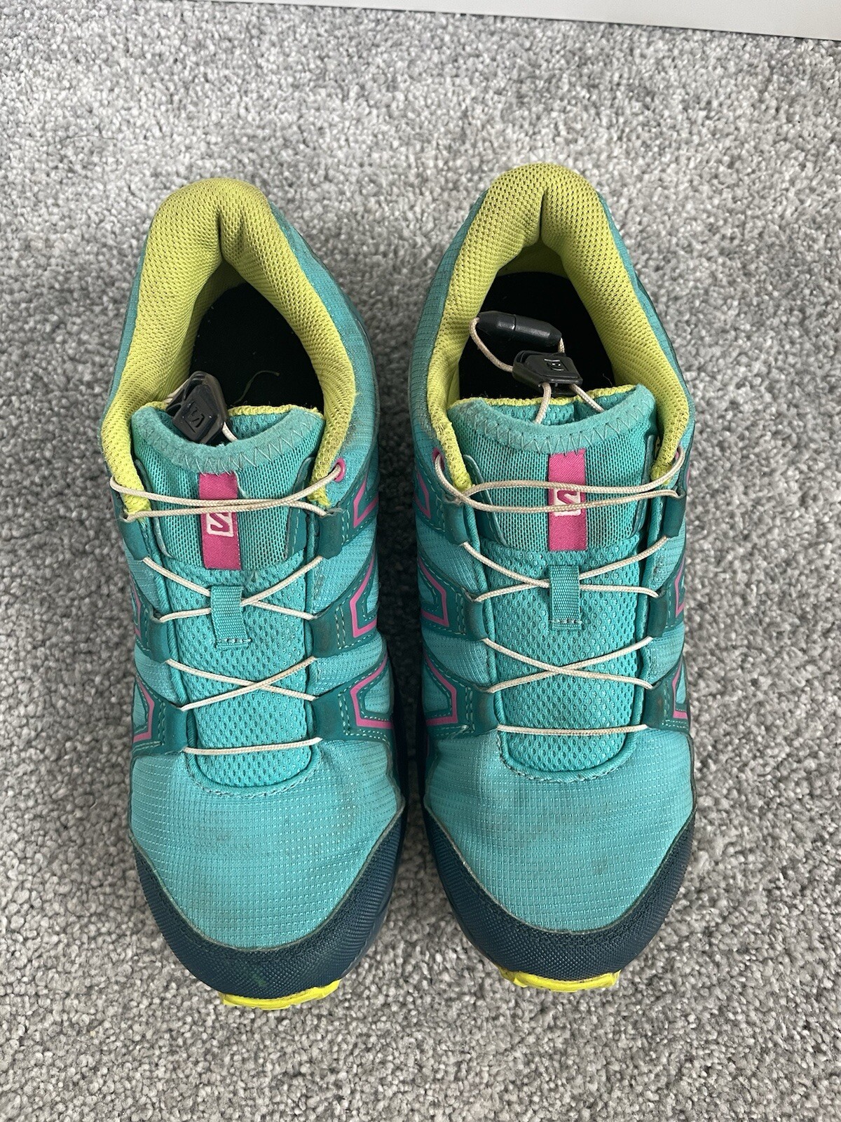 Scarpe da trail running Salomon SpeedCross verde acqua e verde donna UK 5 EU 38