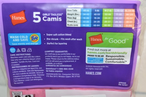 Hanes Camis Size 6 Girl's - Picture 4 of 6