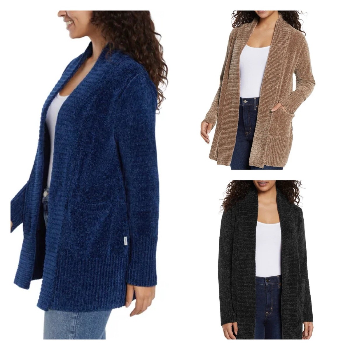 Orvis Chenille Collar Cardigan womens | eBay
