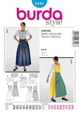 Burda Style Schnittmuster - Langes Dirndl - Nr.8448