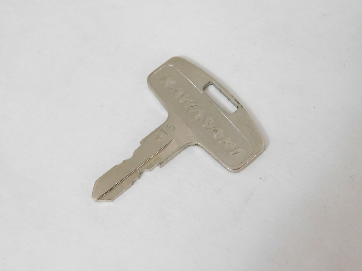1 NOS Kawasaki Precut # 416 Replacement Key F9 KT250 F7 G5 MC1 OEM