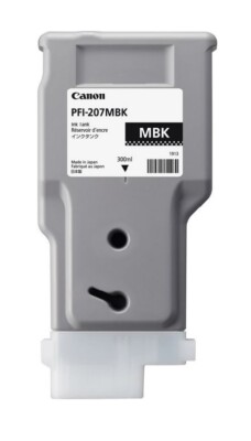 Original Ink Canon IPF680 iPF685 iPF770 iPF785 / PFI-207MBK MATT BLACK 300ml