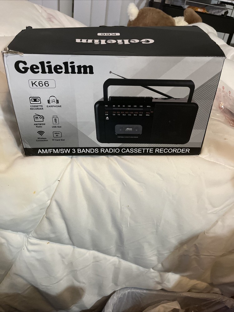 Gelielim K66 AM/FM/SW 3Bands Radio Cassette Recorder