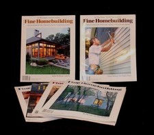 LOT OF 6 FINE HOMEBUILDING NO 145-150 MAGAZINE HAND CRAFTED WOODWORKING TOOLS