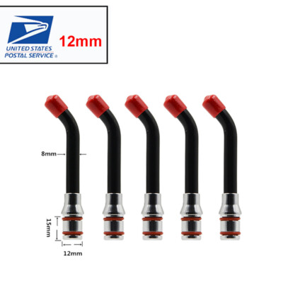 US 5Pcs 8X15X12MM Dental Curing Lights Glass Optical Fiber Light Guides Rod Tips