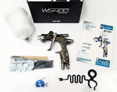 Anest Iwata WS-400 Series 2 Clear Spray Gun Digital 1.3 HD PRO Set