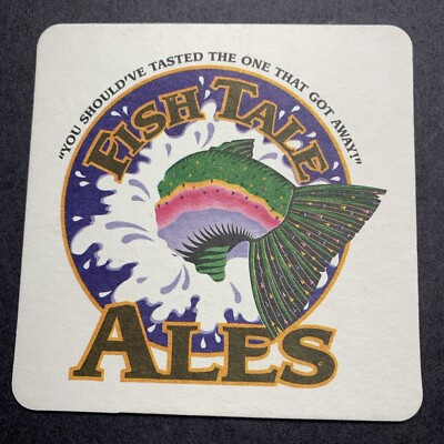Craft Beer Coaster Fish Tail Ales Olympia Washington