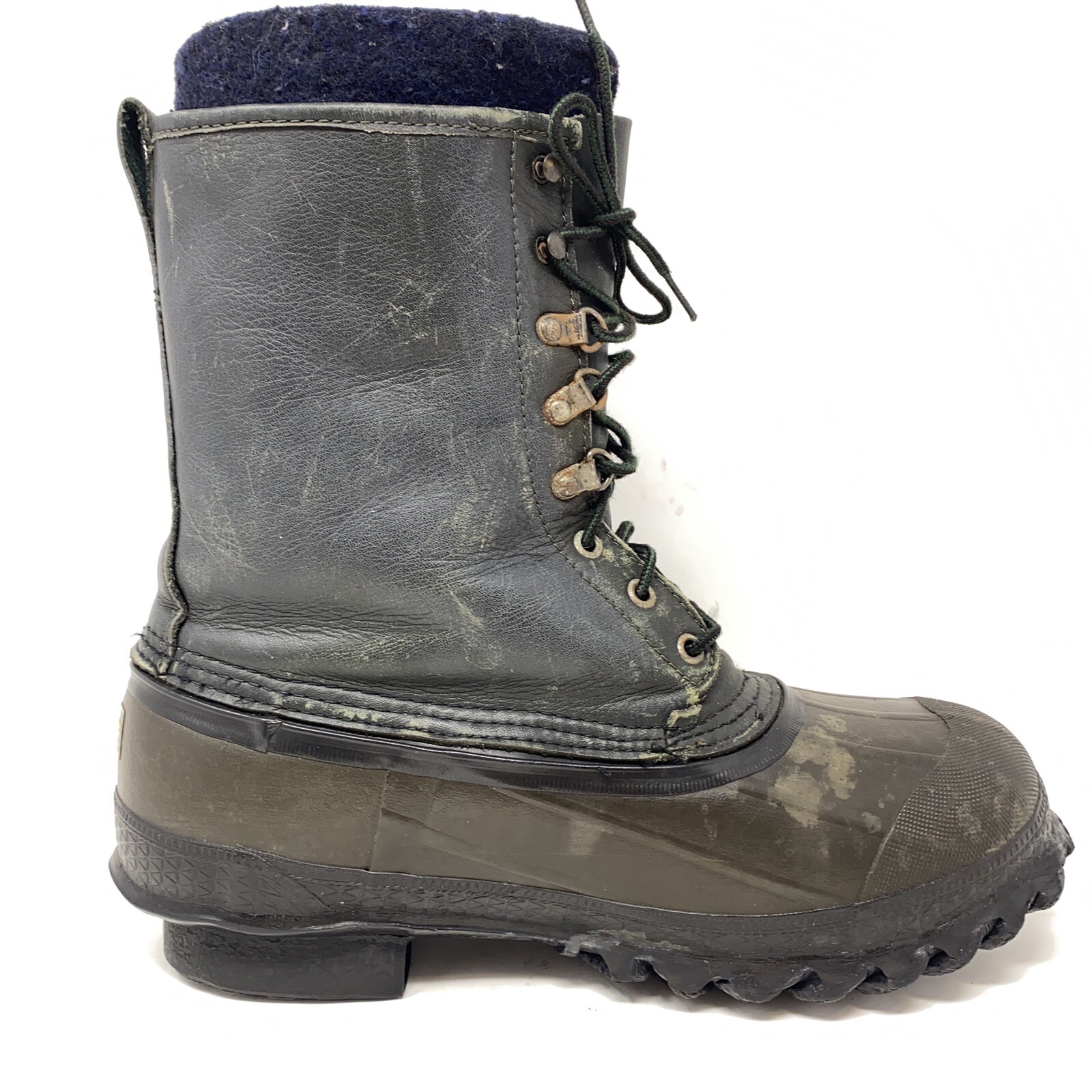 LaCrosse ICEMAN Pac Boots Men's Size 9 Steel Shank "Swampers" Nice USA