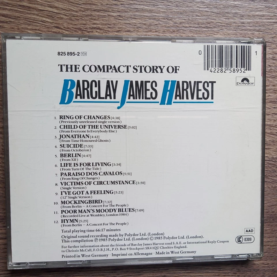 Barclay James Harvest - The Compact Story of Barclay James Harvest (CD 1985) - Bild 2 von 2