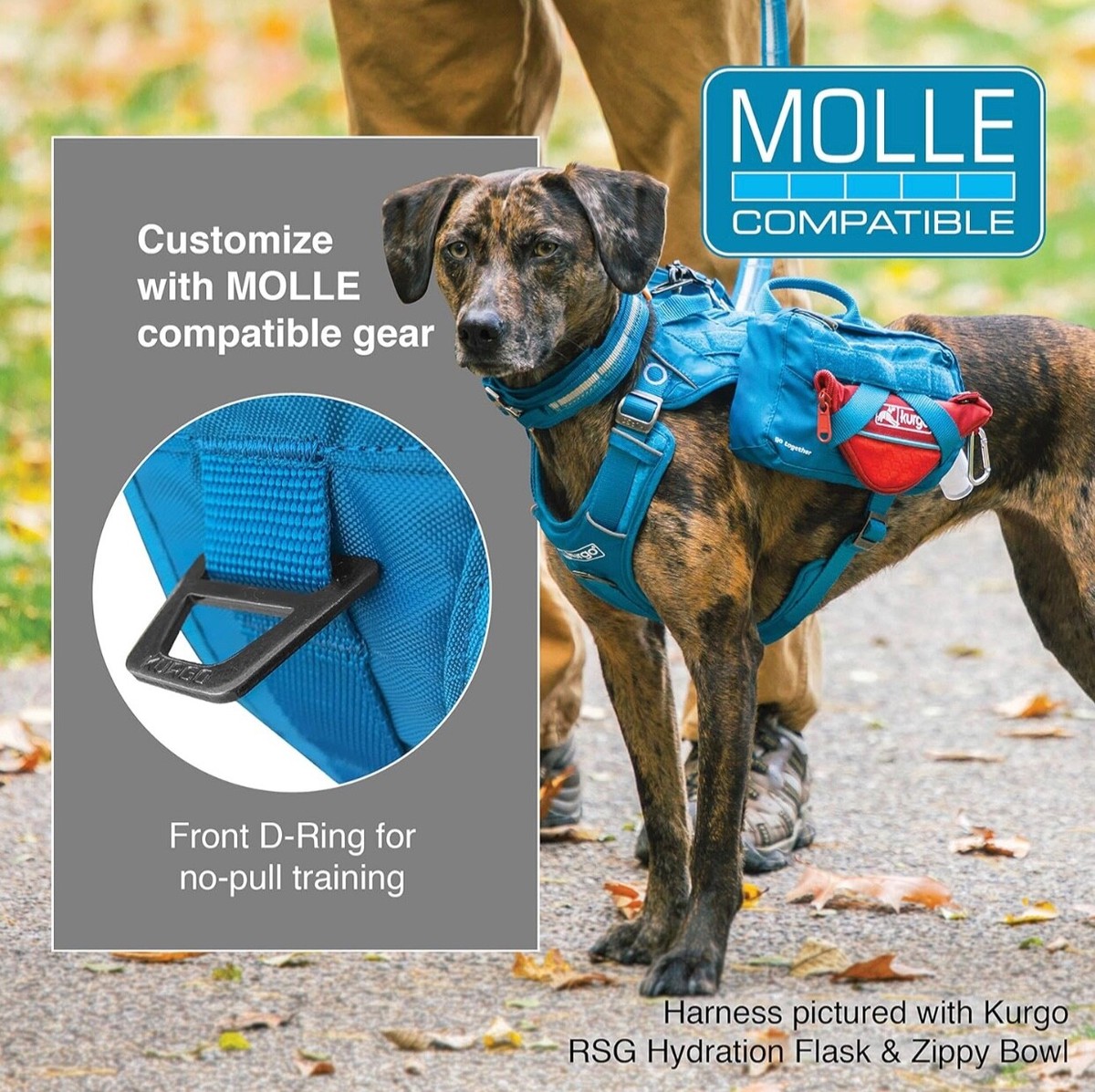 Dog Life Vest Kurgo Journey Air Dog Harness, Reflective, Padded