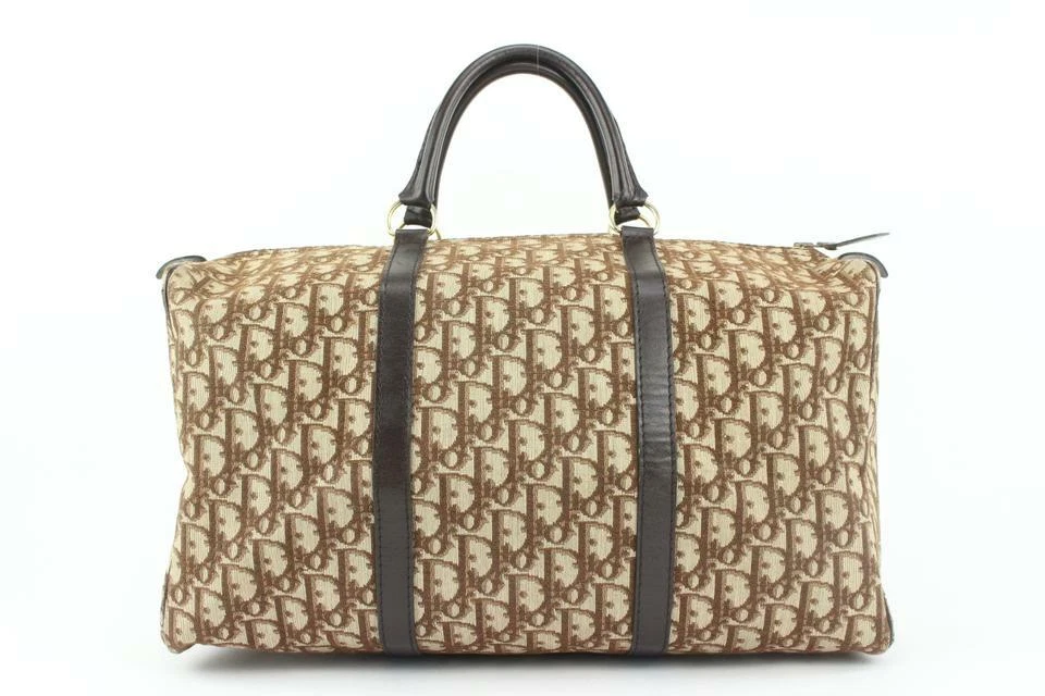 Sac de sport Dior Brown Monogramme Boston 776da41