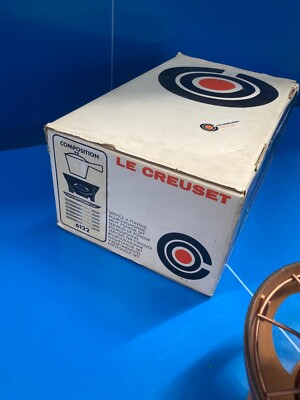 Vintage Le Creuset fondue set in brown enameled cast iron – La Roue du Passé