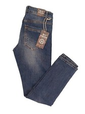 Jeans Uomo N+1 Denim Quattro Tasche Cotone Elasticizzato Lavaggio Scuro