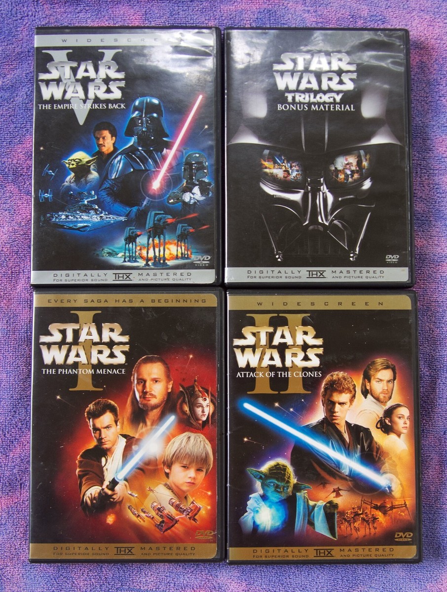 Lot of 4 STAR WARS DVD'S | eBay
