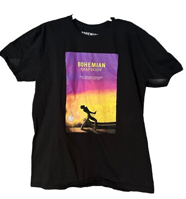 Queen Bohemian Rhapsody Graphic Band T-Shirt Size XL Movie Poster