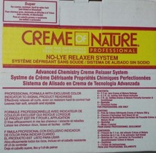 Cream Of Nature Professional No- Lye Relaxer System Set/Kit. " Pack OF 2 Super "